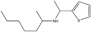 heptan-2-yl[1-(thiophen-2-yl)ethyl]amine Structure
