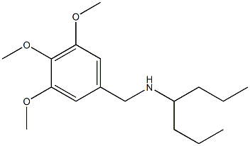 heptan-4-yl[(3,4,5-trimethoxyphenyl)methyl]amine|