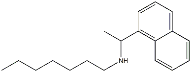 heptyl[1-(naphthalen-1-yl)ethyl]amine 结构式