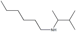 hexyl(3-methylbutan-2-yl)amine 结构式