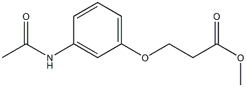  methyl 3-(3-acetamidophenoxy)propanoate