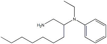 N-(1-aminononan-2-yl)-N-ethylaniline Structure