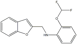  N-(1-benzofuran-2-ylmethyl)-2-(difluoromethoxy)aniline