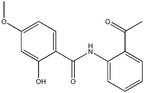 N-(2-acetylphenyl)-2-hydroxy-4-methoxybenzamide