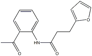 N-(2-acetylphenyl)-3-(furan-2-yl)propanamide