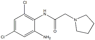  N-(2-amino-4,6-dichlorophenyl)-2-pyrrolidin-1-ylacetamide