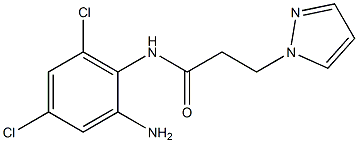  N-(2-amino-4,6-dichlorophenyl)-3-(1H-pyrazol-1-yl)propanamide