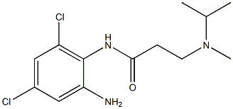  N-(2-amino-4,6-dichlorophenyl)-3-[methyl(propan-2-yl)amino]propanamide
