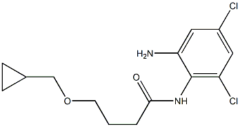  N-(2-amino-4,6-dichlorophenyl)-4-(cyclopropylmethoxy)butanamide