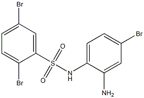  N-(2-amino-4-bromophenyl)-2,5-dibromobenzene-1-sulfonamide