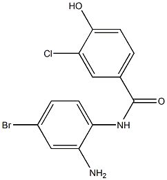 N-(2-amino-4-bromophenyl)-3-chloro-4-hydroxybenzamide Struktur