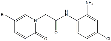 N-(2-amino-4-chlorophenyl)-2-(5-bromo-2-oxo-1,2-dihydropyridin-1-yl)acetamide
