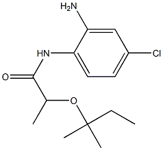 N-(2-amino-4-chlorophenyl)-2-[(2-methylbutan-2-yl)oxy]propanamide