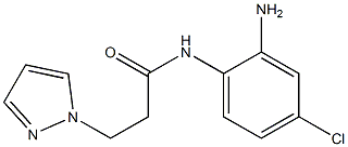 N-(2-amino-4-chlorophenyl)-3-(1H-pyrazol-1-yl)propanamide