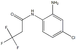 N-(2-amino-4-chlorophenyl)-3,3,3-trifluoropropanamide Struktur