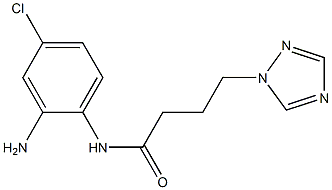 N-(2-amino-4-chlorophenyl)-4-(1H-1,2,4-triazol-1-yl)butanamide