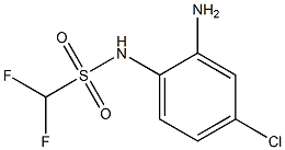 N-(2-amino-4-chlorophenyl)difluoromethanesulfonamide 结构式