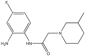 N-(2-amino-4-fluorophenyl)-2-(3-methylpiperidin-1-yl)acetamide