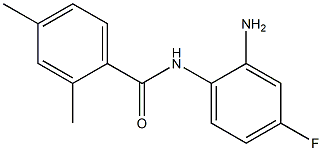 N-(2-amino-4-fluorophenyl)-2,4-dimethylbenzamide Struktur