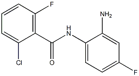 N-(2-amino-4-fluorophenyl)-2-chloro-6-fluorobenzamide Structure