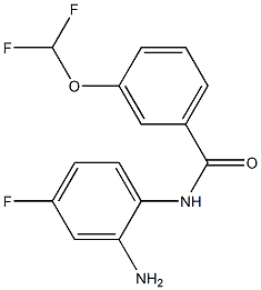N-(2-amino-4-fluorophenyl)-3-(difluoromethoxy)benzamide Structure