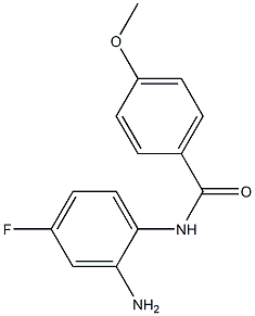 N-(2-amino-4-fluorophenyl)-4-methoxybenzamide Struktur