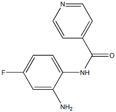 N-(2-amino-4-fluorophenyl)isonicotinamide Struktur