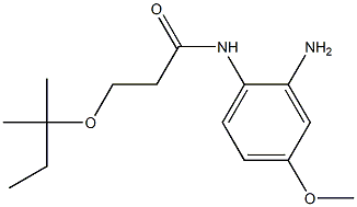 N-(2-amino-4-methoxyphenyl)-3-[(2-methylbutan-2-yl)oxy]propanamide