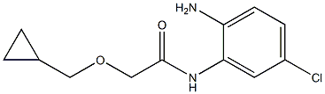 N-(2-amino-5-chlorophenyl)-2-(cyclopropylmethoxy)acetamide Struktur