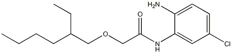 N-(2-amino-5-chlorophenyl)-2-[(2-ethylhexyl)oxy]acetamide Structure