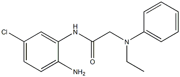 N-(2-amino-5-chlorophenyl)-2-[ethyl(phenyl)amino]acetamide Structure