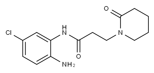 N-(2-amino-5-chlorophenyl)-3-(2-oxopiperidin-1-yl)propanamide Structure