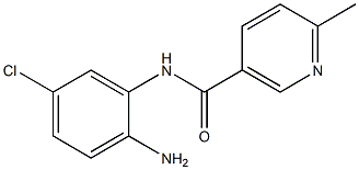 N-(2-amino-5-chlorophenyl)-6-methylnicotinamide Struktur