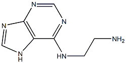 N-(2-aminoethyl)-N-7H-purin-6-ylamine Struktur