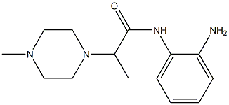 N-(2-aminophenyl)-2-(4-methylpiperazin-1-yl)propanamide 结构式