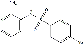 N-(2-aminophenyl)-4-bromobenzenesulfonamide Structure