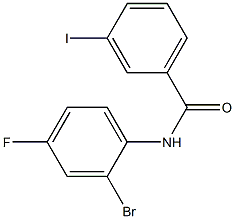  N-(2-bromo-4-fluorophenyl)-3-iodobenzamide