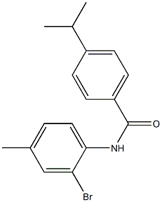  N-(2-bromo-4-methylphenyl)-4-(propan-2-yl)benzamide