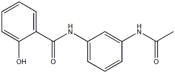 N-(3-acetamidophenyl)-2-hydroxybenzamide Structure