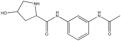 N-(3-acetamidophenyl)-4-hydroxypyrrolidine-2-carboxamide|