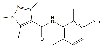 N-(3-amino-2,6-dimethylphenyl)-1,3,5-trimethyl-1H-pyrazole-4-carboxamide Structure