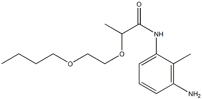 N-(3-amino-2-methylphenyl)-2-(2-butoxyethoxy)propanamide