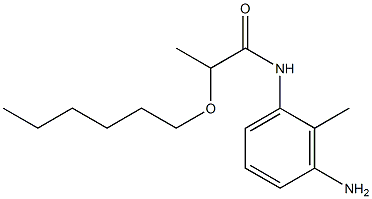 N-(3-amino-2-methylphenyl)-2-(hexyloxy)propanamide