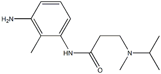 N-(3-amino-2-methylphenyl)-3-[isopropyl(methyl)amino]propanamide Struktur