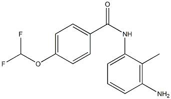 N-(3-amino-2-methylphenyl)-4-(difluoromethoxy)benzamide