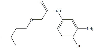 N-(3-amino-4-chlorophenyl)-2-(3-methylbutoxy)acetamide Structure