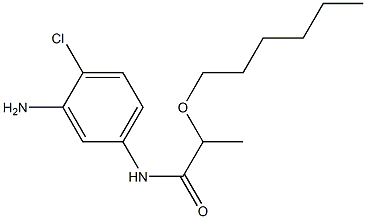 N-(3-amino-4-chlorophenyl)-2-(hexyloxy)propanamide Structure