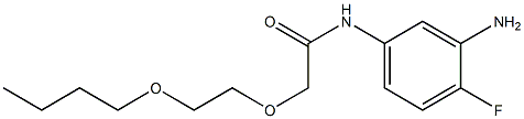 N-(3-amino-4-fluorophenyl)-2-(2-butoxyethoxy)acetamide