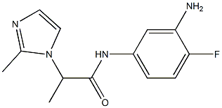 N-(3-amino-4-fluorophenyl)-2-(2-methyl-1H-imidazol-1-yl)propanamide