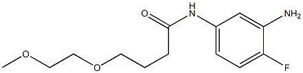 N-(3-amino-4-fluorophenyl)-4-(2-methoxyethoxy)butanamide